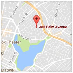 map of 385 - 389 Palm Avenue